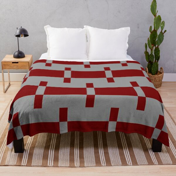 Item preview, Red and Grey Abstract Pattern designed and sold by Poetic Patterns Studio.