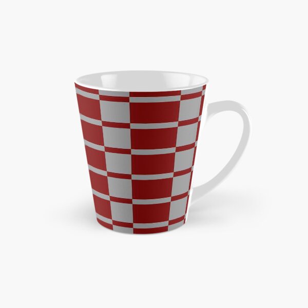 Item preview, Red and Grey Block Pattern designed and sold by Poetic Patterns Studio.