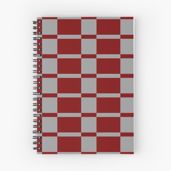 Item preview, Red and Grey Block Pattern designed and sold by Poetic Patterns Studio.