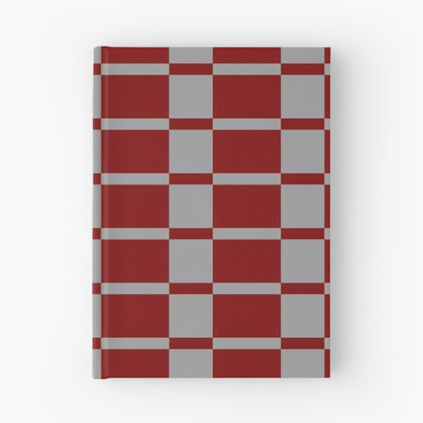 Item preview, Red and Grey Block Pattern designed and sold by Poetic Patterns Studio.