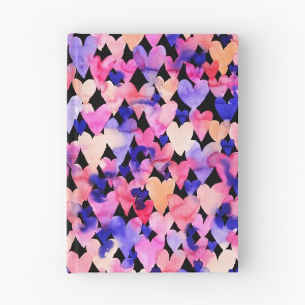 Artikelvorschau, With Love, 1000 watercolor hearts! entworfen und verkauft von Rebecca Reck Art.