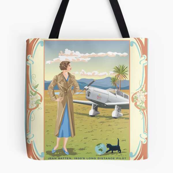 Item preview, Art Nouveau Jean Batten 1930's Aviator designed and sold by contourcreative.