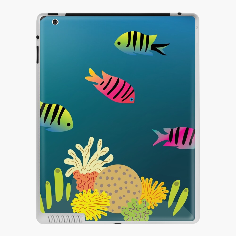 Faune Et Flore Sous Marine Cadeau Plongeur T Shirt Ipad Case Skin By Catcrea Redbubble