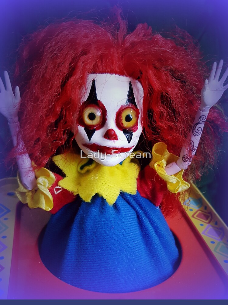 Jack In The Box Clown Horror Doll ~ Lady Scream by Lady-Scream