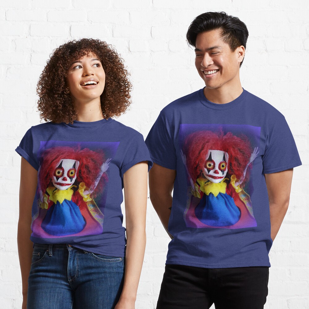 Jack In The Box Clown Horror Doll ~ Lady Scream Classic T-Shirt