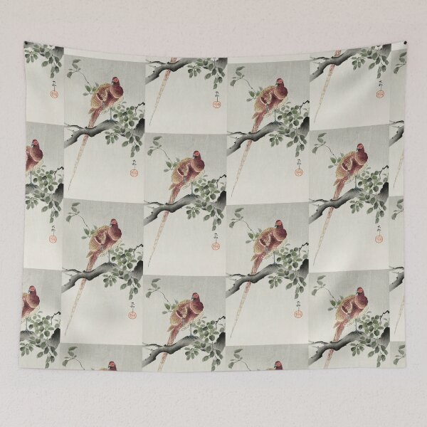Item preview, Pheasant oriental artwork designed and sold by Vintage Designs +.