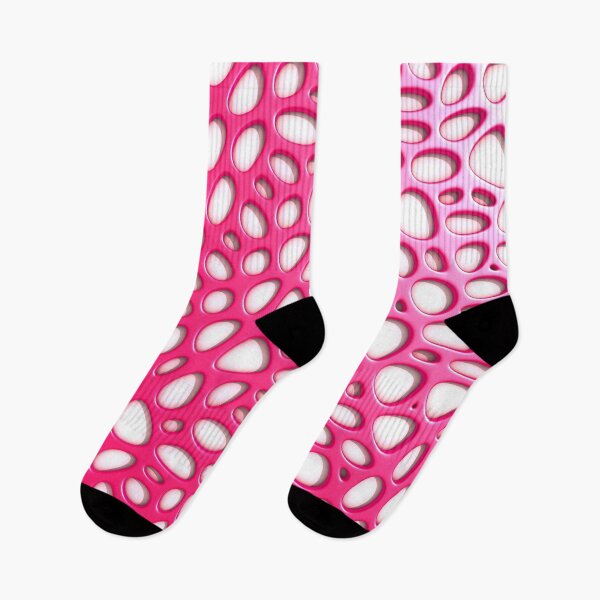 Item preview, 3D Voronoi Mesh Pink Swiss Cheese Pattern Cool Effect designed and sold by cookymunster.