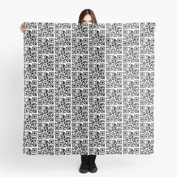 Qr Codes Scarves Redbubble - roblox codes for music i spy kyle