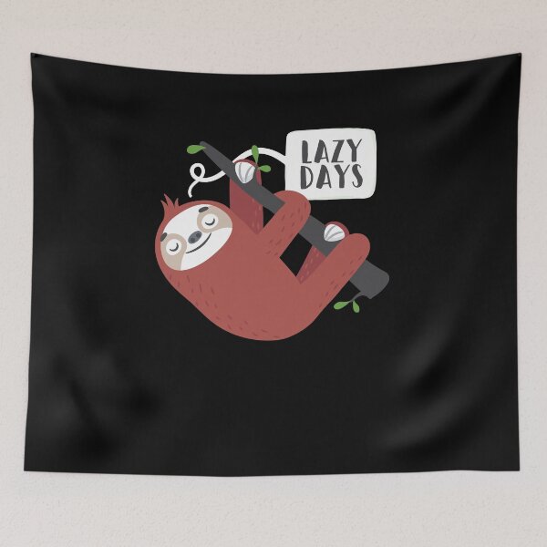Item preview, Lazy Days holiday sloth designed and sold by AaaleXX.