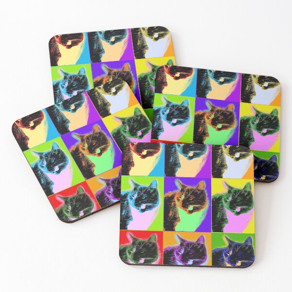 Item preview, Poster with cat in pop art style designed and sold by anytka.