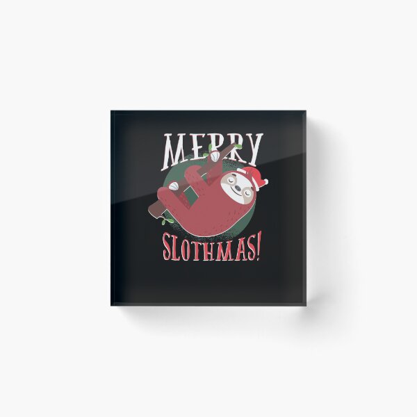 Item preview, MERRY SLOTHMAS Christmas gift sloth designed and sold by AaaleXX.
