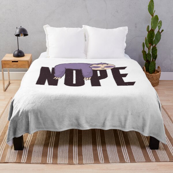 Item preview, NOPE Today Not Funny Sloth designed and sold by AaaleXX.