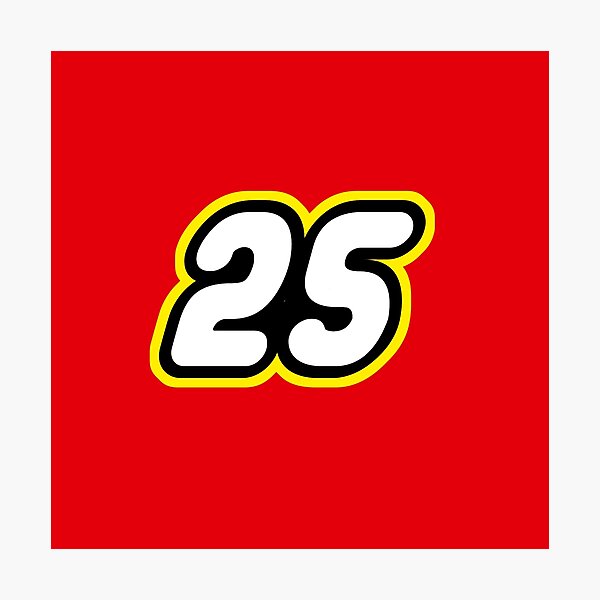 Item preview, Number 25 - retro kids bricks for birthday designed and sold by Urosek.