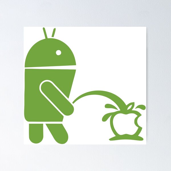 Item preview, android piss apple designed and sold by trakatra.