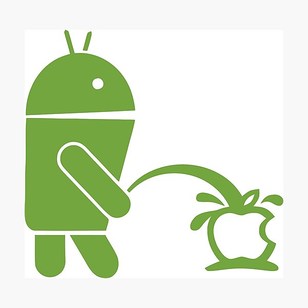 Item preview, android piss apple designed and sold by trakatra.