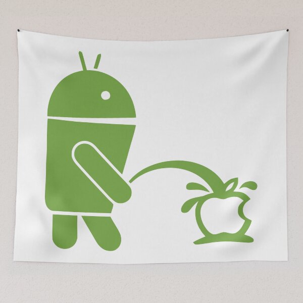 Item preview, android piss apple designed and sold by trakatra.