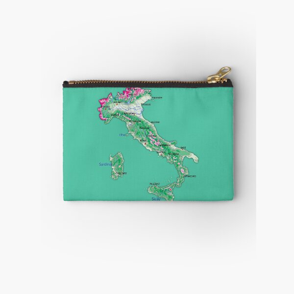 Item preview, map of ITALY with relief topographic map of ITALY with Capital and Major cities Lakes and Rivers designed and sold by mashmosh.
