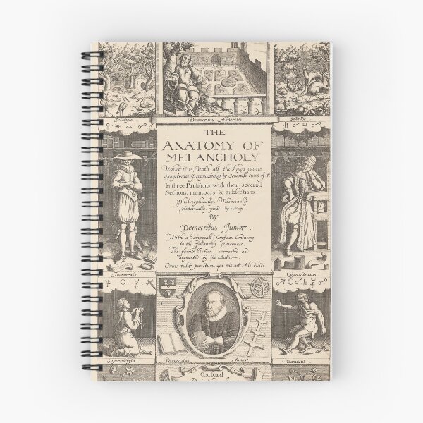 Item preview, Anatomy of Melancholy Antique Engraving designed and sold by AntiqueImages.