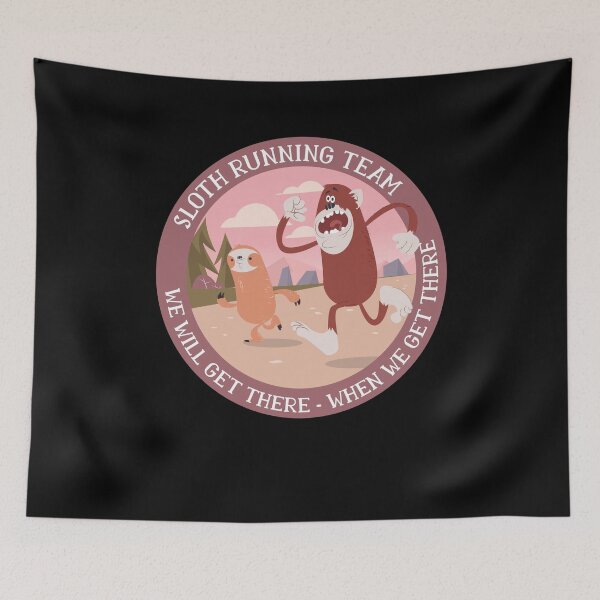 Item preview, Triathlon jogging running funny sloth designed and sold by AaaleXX.