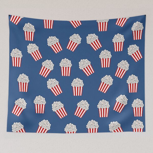Item preview, Cute Popcorn Bucket in red and blue designed and sold by kapotka.