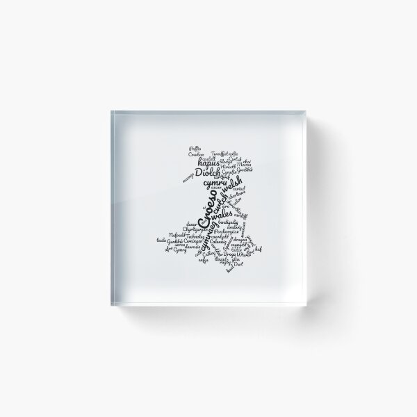 Item preview, Wales Map Word Cloud designed and sold by juvajay.