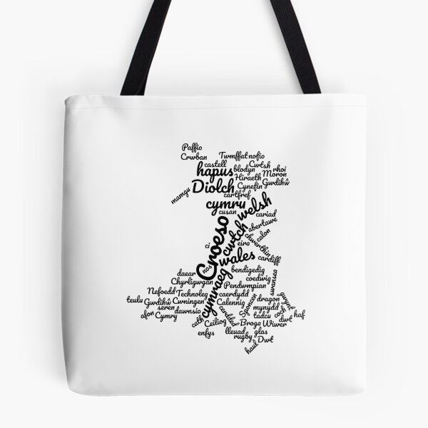 Item preview, Wales Map Word Cloud designed and sold by juvajay.