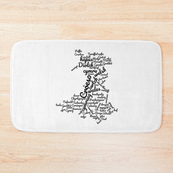 Item preview, Wales Map Word Cloud designed and sold by juvajay.