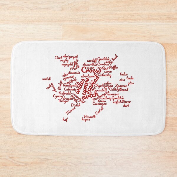 Item preview, Welsh Dragon Word Cloud designed and sold by juvajay.