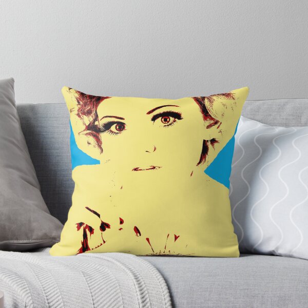 Item preview, Poster with girl over blue background in pop art style designed and sold by anytka.