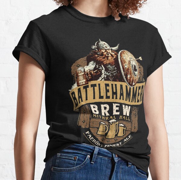 Battlehammer Brew Bruenor Realms Classic T-Shirt
