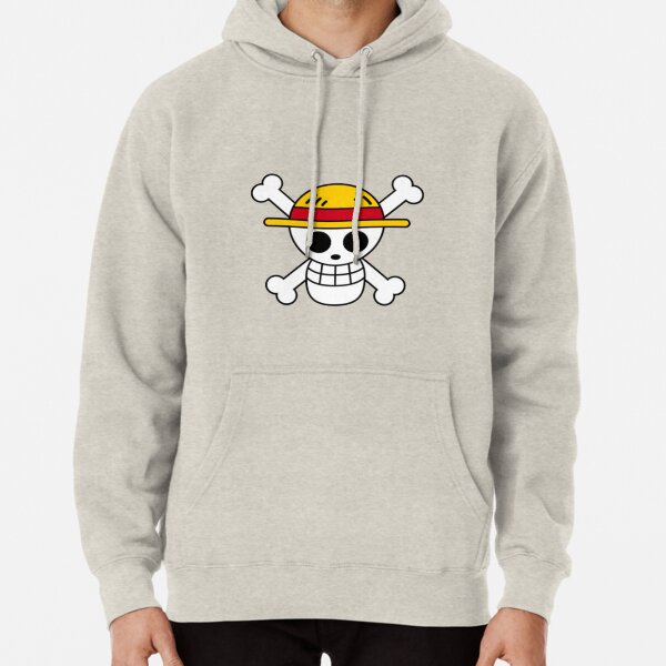 One piece-Straw-hat Logo Sweat à capuche épais