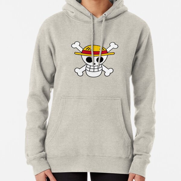 One piece-Straw-hat Logo Sweat à capuche épais