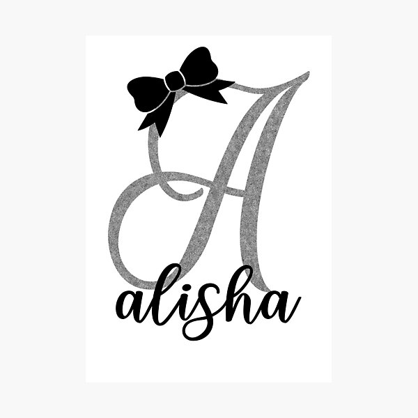 Alisha Logo | Free Name Design Tool from Flaming Text