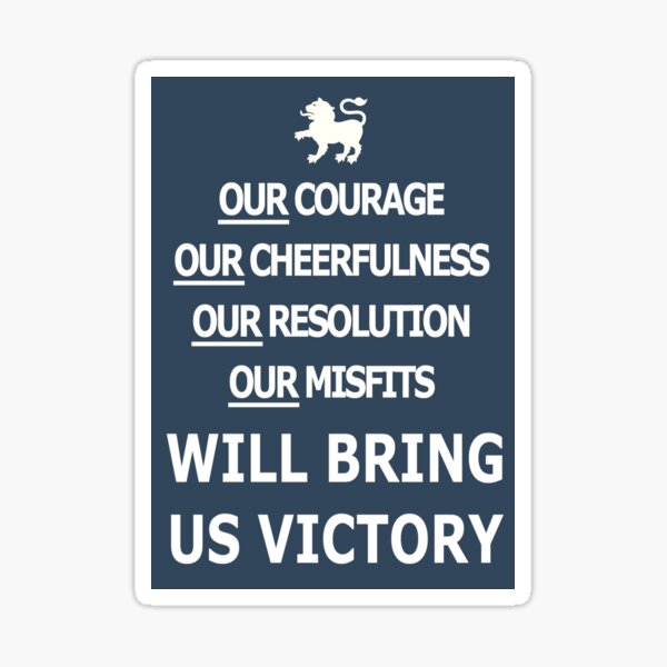 Kingdom of Great Britain propaganda poster 2 Sticker