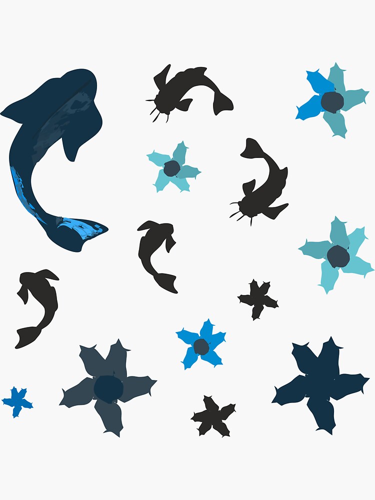 Fish Underwater Stickers by NigelCooney