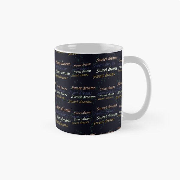 Item preview, Sweet Dreams Phrase Motif Typographic Pattern designed and sold by DFLC Prints.