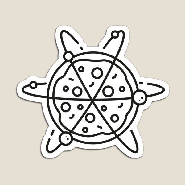 Item preview, Large Pizza Collider designed and sold by russtees.