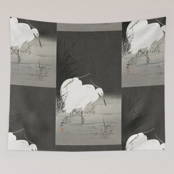 Item preview, Cranes oriental artwork designed and sold by Vintage Designs +.