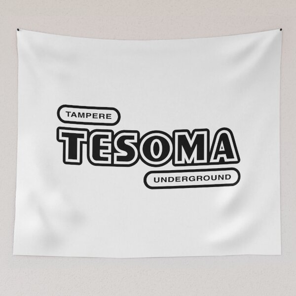 Item preview, Tampere Tesoma Underground (musta teksti) designed and sold by futurytmi.