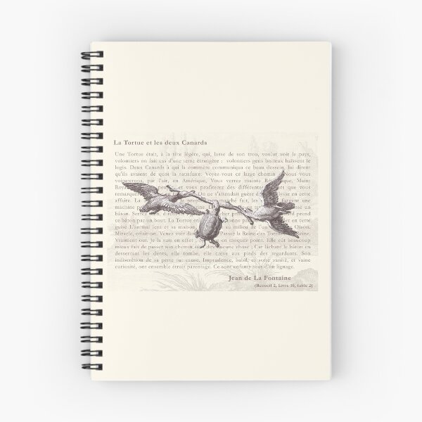 Item preview, La Fontaine Fable of the Turtle and Two Ducks designed and sold by AntiqueImages.