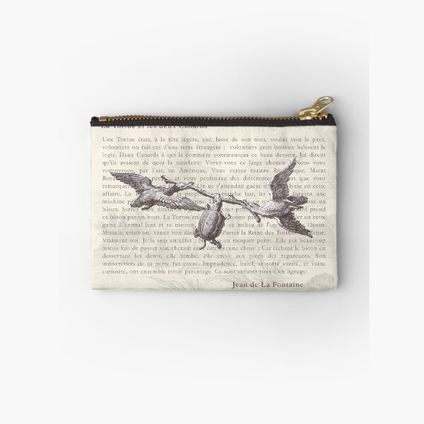 Item preview, La Fontaine Fable of the Turtle and Two Ducks designed and sold by AntiqueImages.