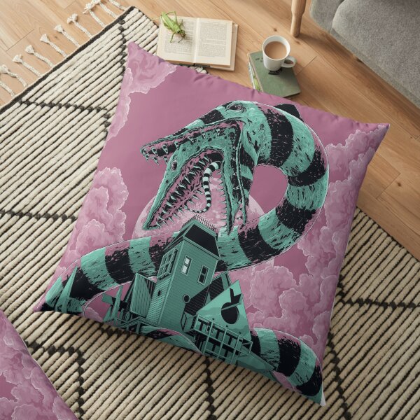Beetlejuice Floor Pillow