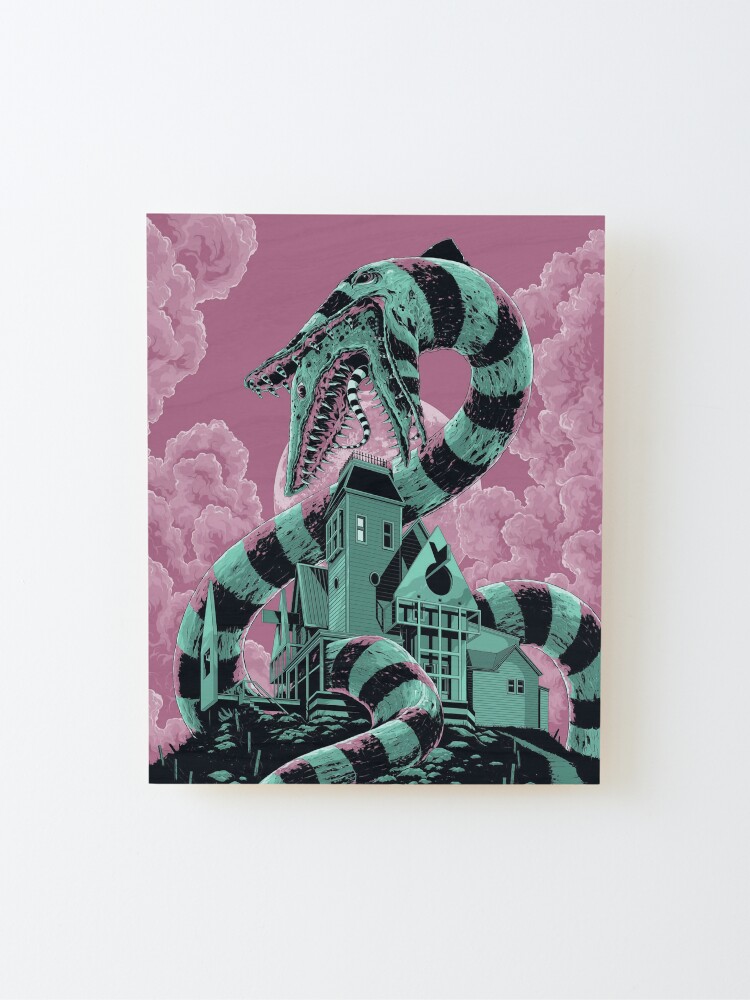 Alternate view of Beetlejuice Mounted Print