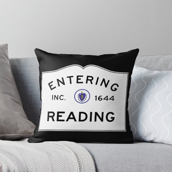 Item preview, Entering Reading Massachusetts - Commonwealth of Massachusetts Road Sign  designed and sold by NewNomads.
