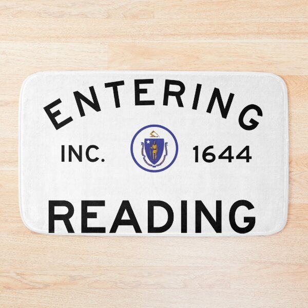 Item preview, Entering Reading Massachusetts - Commonwealth of Massachusetts Road Sign  designed and sold by NewNomads.
