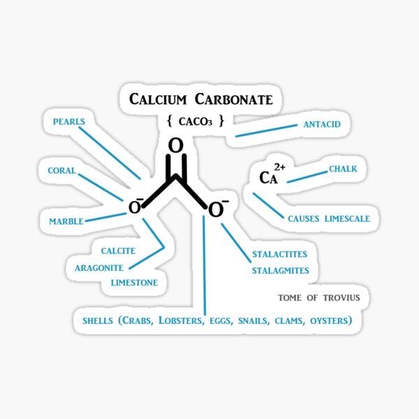 Calcium Carbonate Sticker