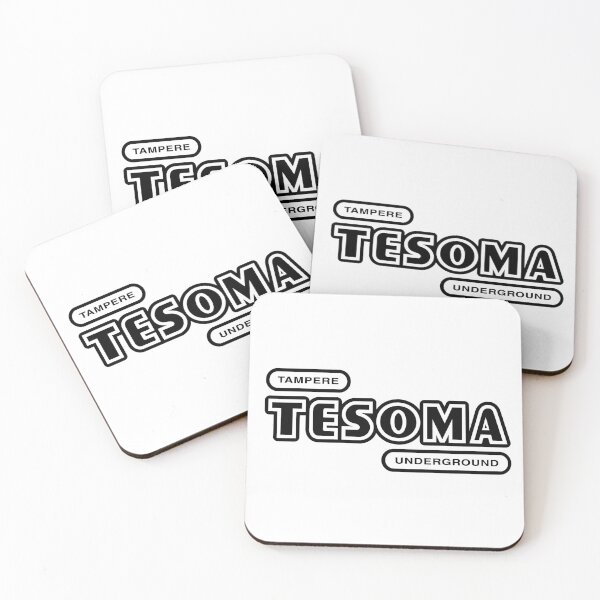 Item preview, Tampere Tesoma Underground (musta teksti) designed and sold by futurytmi.