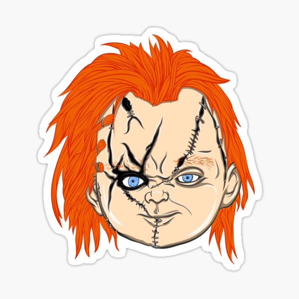 Chucky Raiders Sticker Sticker for Sale by Kalieh Valencia