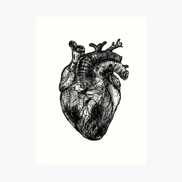 Black Heart  Heart artwork, Black heart, Black paper drawing