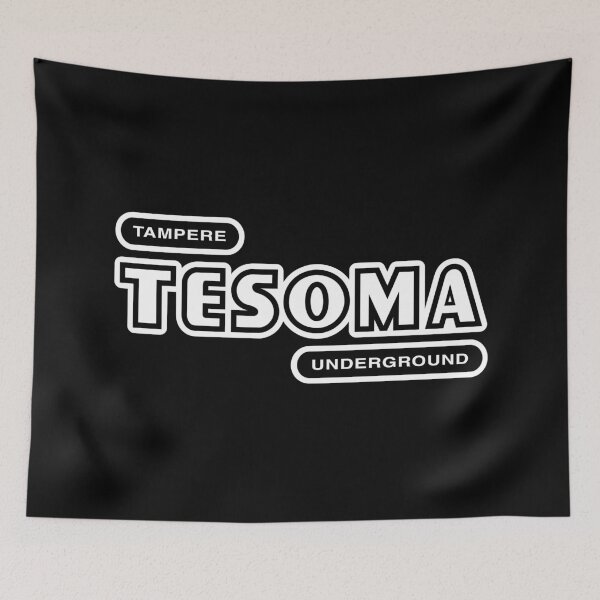 Item preview, Tampere Tesoma Underground (valkoinen teksti) designed and sold by futurytmi.